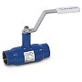 Кран стальной шаровой DN 15 PN40 100мм полнопроходной муфта-муфта с ручкой Temper купить в Нижнем Новгороде | "Проконсим"