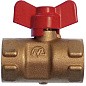 Кран латунный шаровой 11Б27п(М)2 DN 15 PN 16 трёхходовой под манометр G1/2''хG1/2'' муфта-муфта бабочка Пензапромарматура купить в Нижнем Новгороде | "Проконсим"