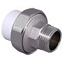 Муфта комбинированная ПП 20-1/2'' PN 25 разъёмная с наружной резьбой белая VALFEX  купить в Нижнем Новгороде | "Проконсим"