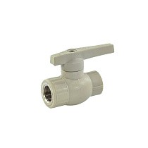  Краны шаровые ПП DN 20-32 PN 25 комбинированные серые Valfex  (930024456) со склада Проконсим в Нижнем Новгороде