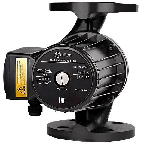 Насос циркуляционный PN 10,L 300 1300Вт 3х380В с мокрым ротором AIKON CMS(L)65-12F3M 3х-скоростной фланцевый 110гр. купить в Нижнем Новгороде | "Проконсим"