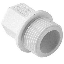 Заглушка резьбовая ПП  1/2'' PN 25 с наружной резьбой белая Pro Aqua PA15508P купить в Нижнем Новгороде | "Проконсим"