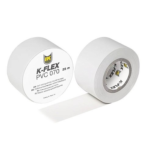 Лента теплоизоляционная K-FLEX PVC AT 070, DN 25, L = 25м, Tmax = 125гр. белый купить в Нижнем Новгороде | "Проконсим"