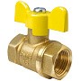 Кран латунный шаровой газовый Valfex.277.LB3 11Б27фтМ DN 15 PN 40 бабочка муфта-муфта купить в Нижнем Новгороде | "Проконсим"