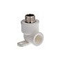 Угольник установочный ПП 20-1/2'' с наружной резьбой белый Политэк купить в Нижнем Новгороде | "Проконсим"