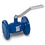 Кран стальной шаровой TEMPER КШ.Ц.Ф.З, DN 50 PN 40, 180мм, стандартнопроходной, фланцевый с ручкой под задвижку