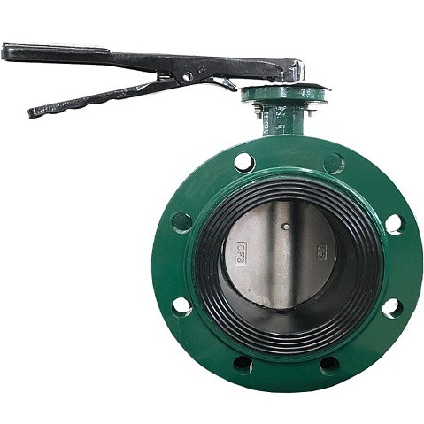 Затворы чугунные дисковые DN 50-150 PN 16 фланцевые с чугунным диском рычаг GALA Тип.2123-G купить в Нижнем Новгороде | "Проконсим"