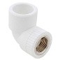 Угольник комбинированный ПП 20-1/2'' PN 25 с внутренней резьбой белый РТП 10790 купить в Нижнем Новгороде | "Проконсим"