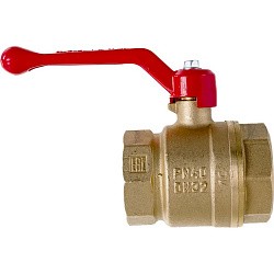  Латунный шаровой кран Ду20 Ру40 Valfex VF.214.LR1.034.DP 11Б27фт1М ВР-ВР, проход , рычаг. (111101014) со склада Проконсим в Нижнем Новгороде