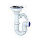 Сифон для мойки Unicorn Y432V, 3 1/2'' х40 без отвода, чаша из нержавеющей стали с отводом для стиральной машины купить в Нижнем Новгороде | "Проконсим"
