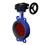 Затворы поворотные дисковые DN 150-500 PN 10-16 межфланцевые с чугунным диском с редуктором Tecofi VPI4448 купить в Нижнем Новгороде | "Проконсим"